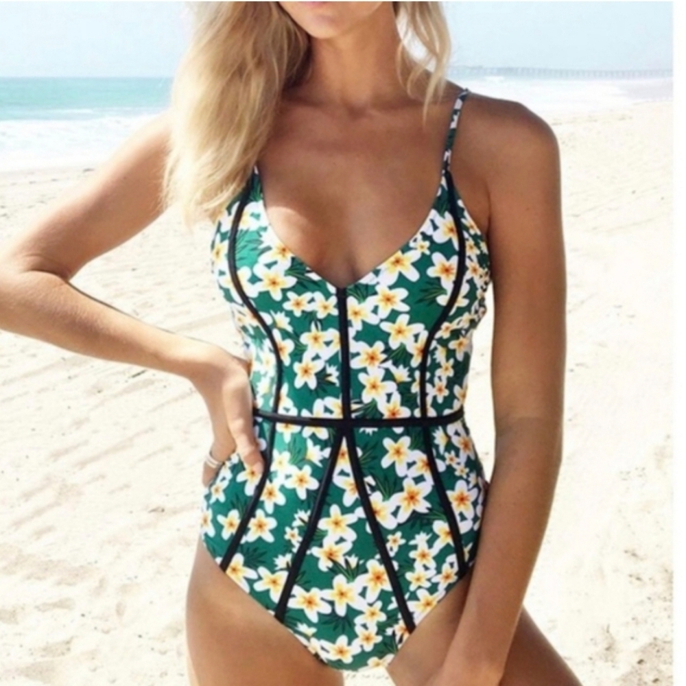 Floral One-Piece Swimsuit